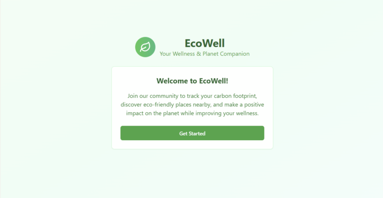 EcoWell App: Join Our Community to Make a Positive Impact on the Planet